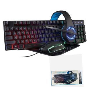 💙 SMARTGEAR 4 Pieces Led Light Up PC GAMING BUNDLE